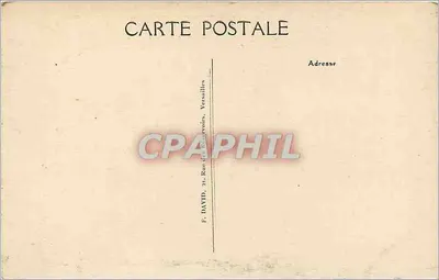 Chevreuse — Visão Geral tirada do Castelo de La Madeleine — F. DAVID, Versailles — Verso