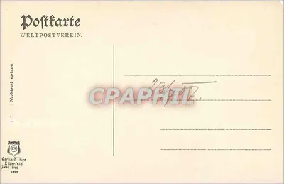 Münster, Catedral, Interior — vista interna da catedral — editor Gerhard Thien, Elberfeld, 1906 — Verso