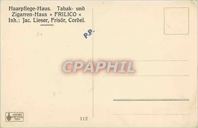 Burg-Ruine RAMSTEIN im Kylltal — Ruina na wzniesieniu — wydawca JACOB HROU KUNGS-HEIMAB THERER — Rewers