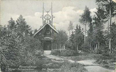 Mittel-Schreiberhau — A Sägenhalle — Dr. Trenkler & Co., Leipzig