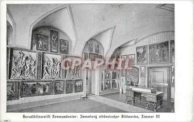 Benediktinerstift Kremsmünster — Coleção de Obras de Arte Alemãs, Sala III — Fot. & Verlag E. Prietzl, Steyr