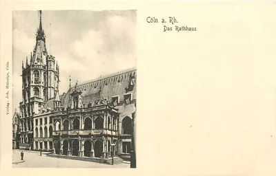 Cöln a. Rh. — A câmara municipal — Editora: Joh. Heinrigs, Cöln