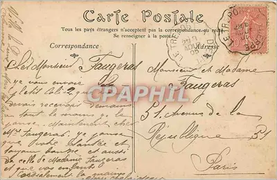 Mers-les-Bains — Widok na Mers i Tréport z Notre-Dame de la Falaise — ND Phot — Rewers