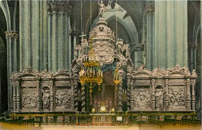 Zaragoza — Altar do Cristo da Seo — editor não identificado
