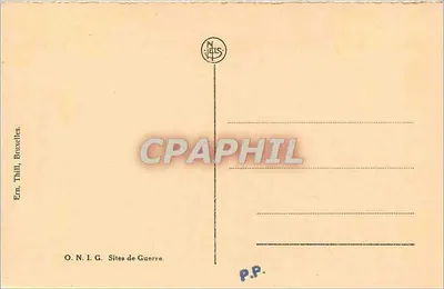 Reduto de Nieuport — Série de abrigos de concreto — Editor N. I. S. — Verso