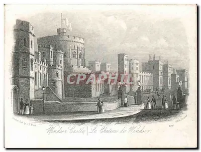 Castelo de Windsor — vista histórica — J.J. Wood, 278 Strand