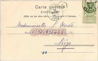 Gand. Igreja de São Miguel — E. V. Bruyelles, n° 66 — Verso