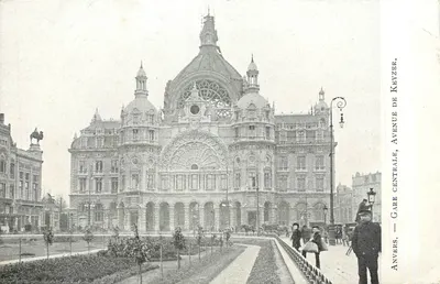 Anvers — Estação Central, Avenida de Keyzer — Editor Anvers, Avenida Central