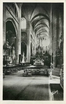 Auch (Cers) — Interior da Catedral — Edições d'Art "Yvonne"