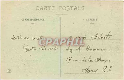 Pirineus-Ariégeois — Arredores de Ax-les-Thermes — Montanhas de Orlu no Caminho do Lago de Nacquiala — Fototipia Labouche, Toulouse, n°1189 — Verso