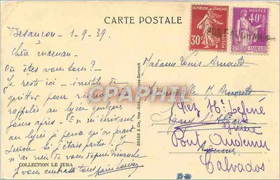 Baume-lès-Dames — Interior da igreja — editor Braun & Cie, n° 5127 — Verso