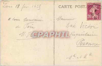 Foix (Ariège) — A Prefeitura e as Torres — Ed. Barde de Foix — Verso