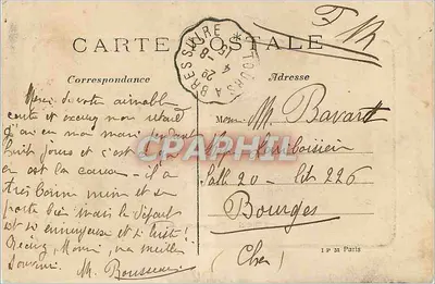 Chinon – Panorama del Castello — Edit. L. Ogier, Chinon, n°7 — Verso