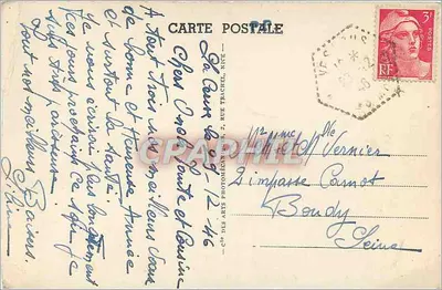 Ajaccio - Monumento de Napoleão — editoria C° das Artes Fotomecânicas — Verso