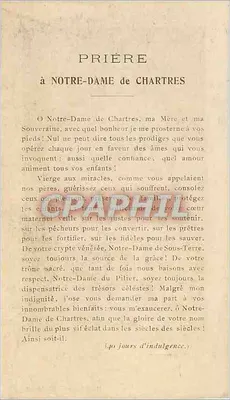 Chartres - Igreja de Nossa Senhora do Pilier (século XV) — Casa dos Clerigos — Verso