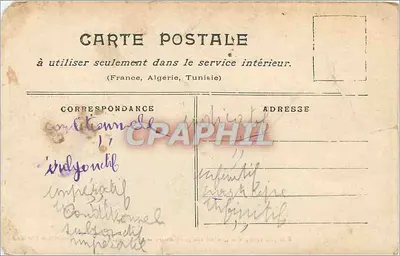 Paryż zatopiony (styczeń 1910) — Most Alma — Kolekcja Taride — Rewers