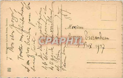 Toulouse - Le Pont Neuf, la Garonne et la Prairie des Filtres — Héliot, n°111 — Verso