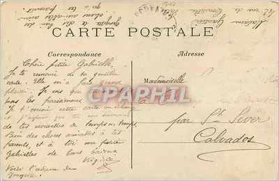 Paryż (19°) — Buffets Chaumont — Aleja prowadząca do Belvedere — Rewers