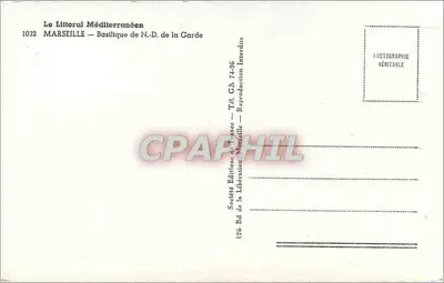 Basilica di Notre-Dame de la Garde — Marsiglia — Edizioni della Liberazione — Verso