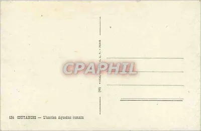 Coutances — Stary rzymski akwedukt — Réal-Histoire G.A.P. - Paryż — Rewers
