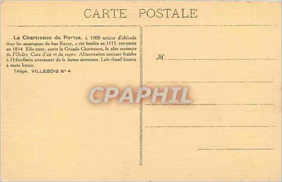 La Cartuja de Portes — Las sillas en la Gran Capilla — de Serrières-de-Briord (Ain) — Reverso