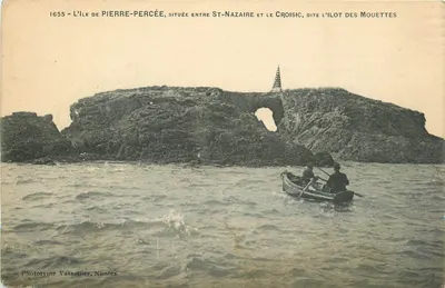 Ilha de Pierre-Percée — ilhota das Garças — Fototipia Vassellier, Nantes