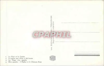 Palavas-les-Flots — Souvenir de Palavas — Les Éditions NARBO - Toulouse — Rewers