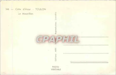 Le Mourillon — Toulon — Edizioni ARIS — Verso