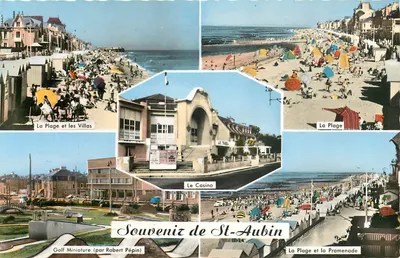Saint-Aubin-sur-Mer — Lembranças da praia, das villas e do cassino — por Robert Pépin