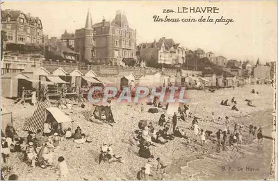 Le Havre — Um belo canto da praia — G. F., Le Havre