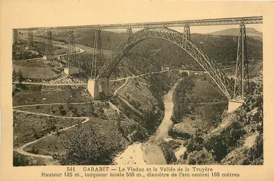Garabit — O Viaduto e a Vale da Truyère — n°541