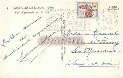 Gaby — Vista Geral e o Lago — Éditions Artaud, Nantes — Verso