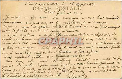 BOULOGNE-sur-MER — Vista geral do Porto tirada do Hotel das Postas — E. S. — Verso