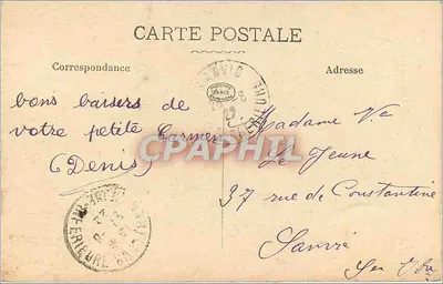 Harfleur — O Calvário — Édit. Max Leroux, Harfleur — Verso