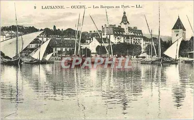 Lausanne - Ouchy - As Barcas no Porto - LL.