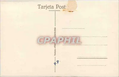 Barcelona — Plaza de Cataluña. Widok częściowy. — Wydawca: Postales « FERGAL » — Numer serii 94 — Rewers
