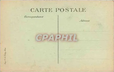 Longpont (S.-et-O.) — O Portal da Igreja — Goff & T. Allibert, Moulins — Série G. III — Verso