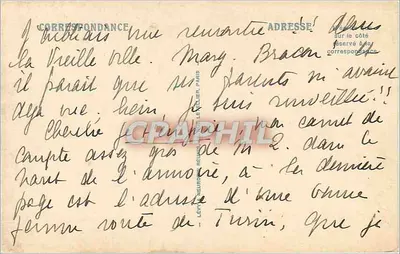 A CÔTE D'AZUR — Um Canto de Jardim — LL, n° 112 — Verso
