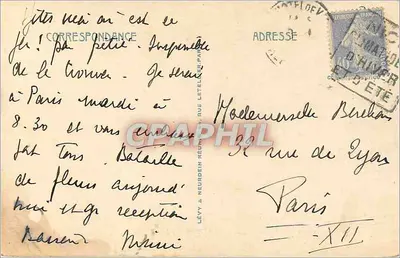 Sentiero fiorito alla frontiera — Menton — LL n°136 — Verso
