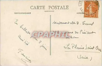 Fary Ailly — Okolice Dieppe — Wydawca S. JACQUET, nr 2592 — Rewers