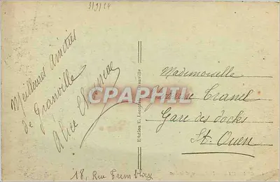 Granville — Il Casinò e il Roc — Edizione E. Leclerc — Verso