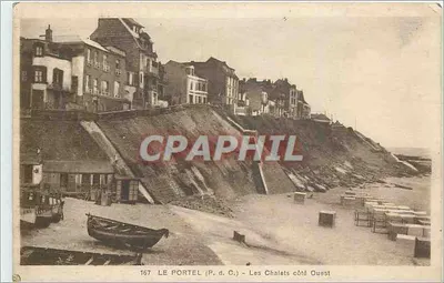 Le Portel (P. d. G.) — Os Chalets do Lado Oeste — Editor Ligonain, n° 167