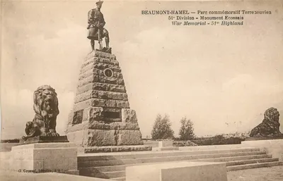 Beaumont-Hamel — Pamiętnik Komunautarny Terrezeuvien — O. Grossel, Księgarnia, & Alberth