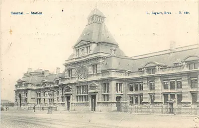 Tournai — Estação — L. Lagaert, Brux. — N. 120.