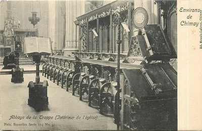Abadia de La Trappe — Interior da Igreja — Nels, Bruxelas, Série 114, No. 31