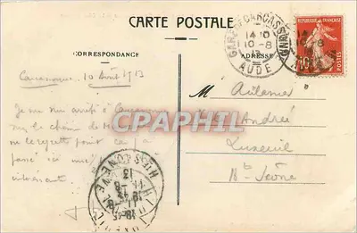 La Cité de Carcassonne — La Côte d'Aude — Fotografia La Cité de Carcassonne — Rewers
