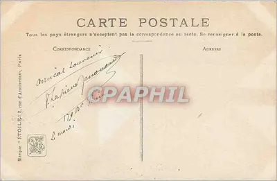 Salão 1908 — Lapierre-Renouard — 'Questão de nuances' — Verso