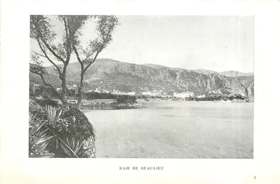 Baía de Beaulieu — vista panorâmica — G. Gilatta, n°1