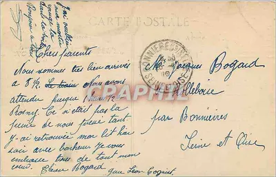 Paris – Parc Monceau – Brücke über den Kanal – Verlag ELD, Nr. 4029 — Rückseite