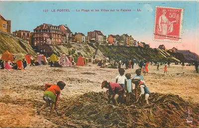 Le Portel — A Praia e as Villas na Falésia — LL